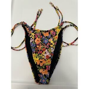 LA Hearts Women's Floral One-Piece Swimsuit Size L Multicolor Summer